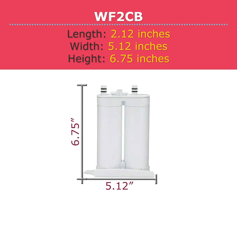 3 pack Frigidaire WF2CB PureSource2 Ice And Water Filtration System - Refrigerator Filter Store