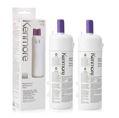 Kenmore Elite 9081- 469081, 469930, 9930 Refrigerator Water Filter, 2 Pack - Refrigerator Filter Store