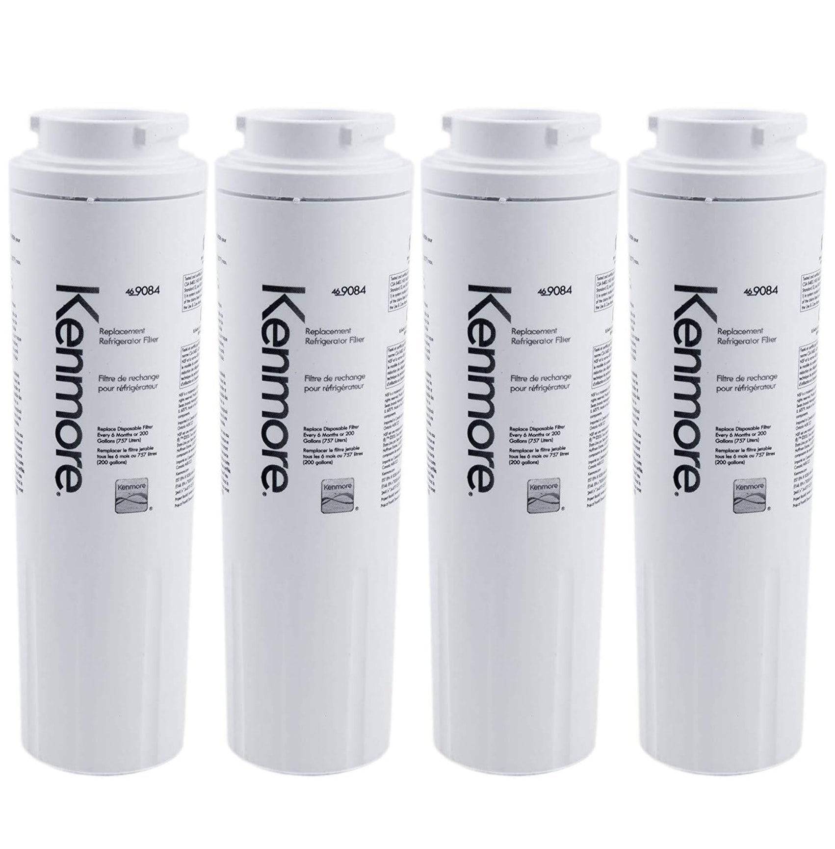 4-Pack Kenmore 9084 Refrigerator Water Filter – Replacement For 46-9084 Models