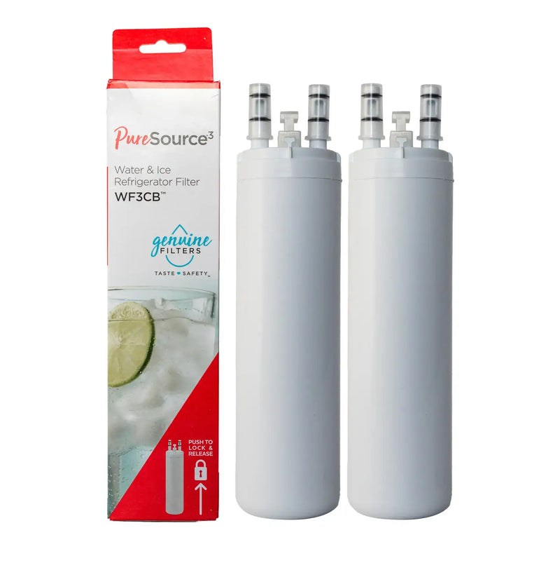 2 Pack Frigidaire WF3CB PureSource 3 Replacement Refrigerator Water Filter