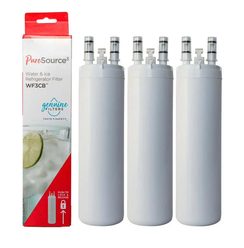 3 Pack Frigidaire WF3CB PureSource 3 Replacement Refrigerator Water Filter