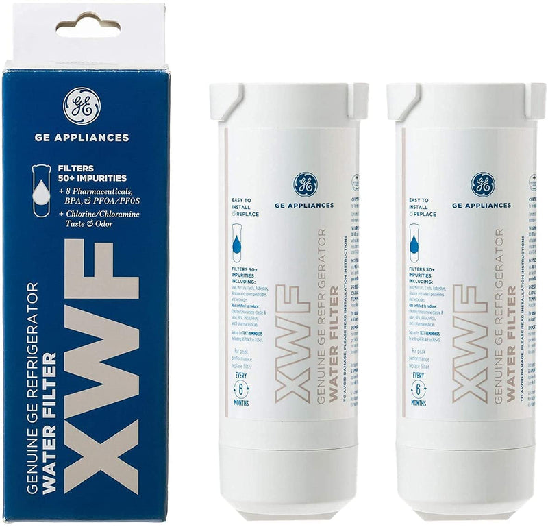 2 pack GE XWF Replacement Refrigerator Water Filter - Refrigerator Filter Store
