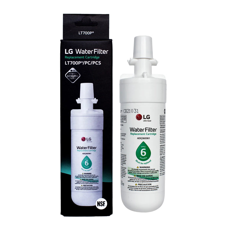 LG LT700P Refrigerator Water Filter, ADQ36006101/ADQ36006102, 2 Pack - Refrigerator Filter Store
