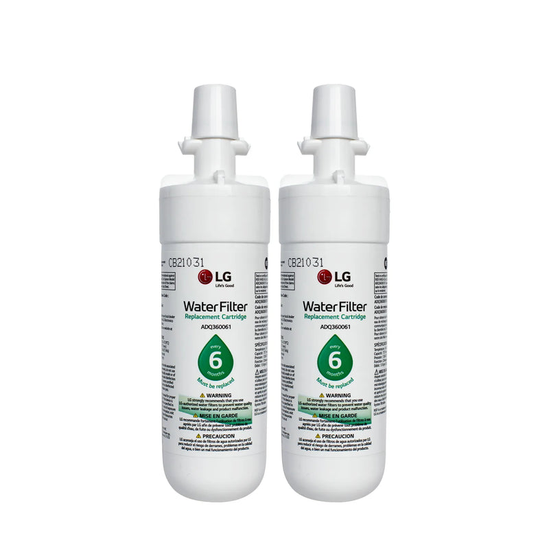LG LT700P Refrigerator Water Filter, ADQ36006101/ADQ36006102, 2 Pack - Refrigerator Filter Store