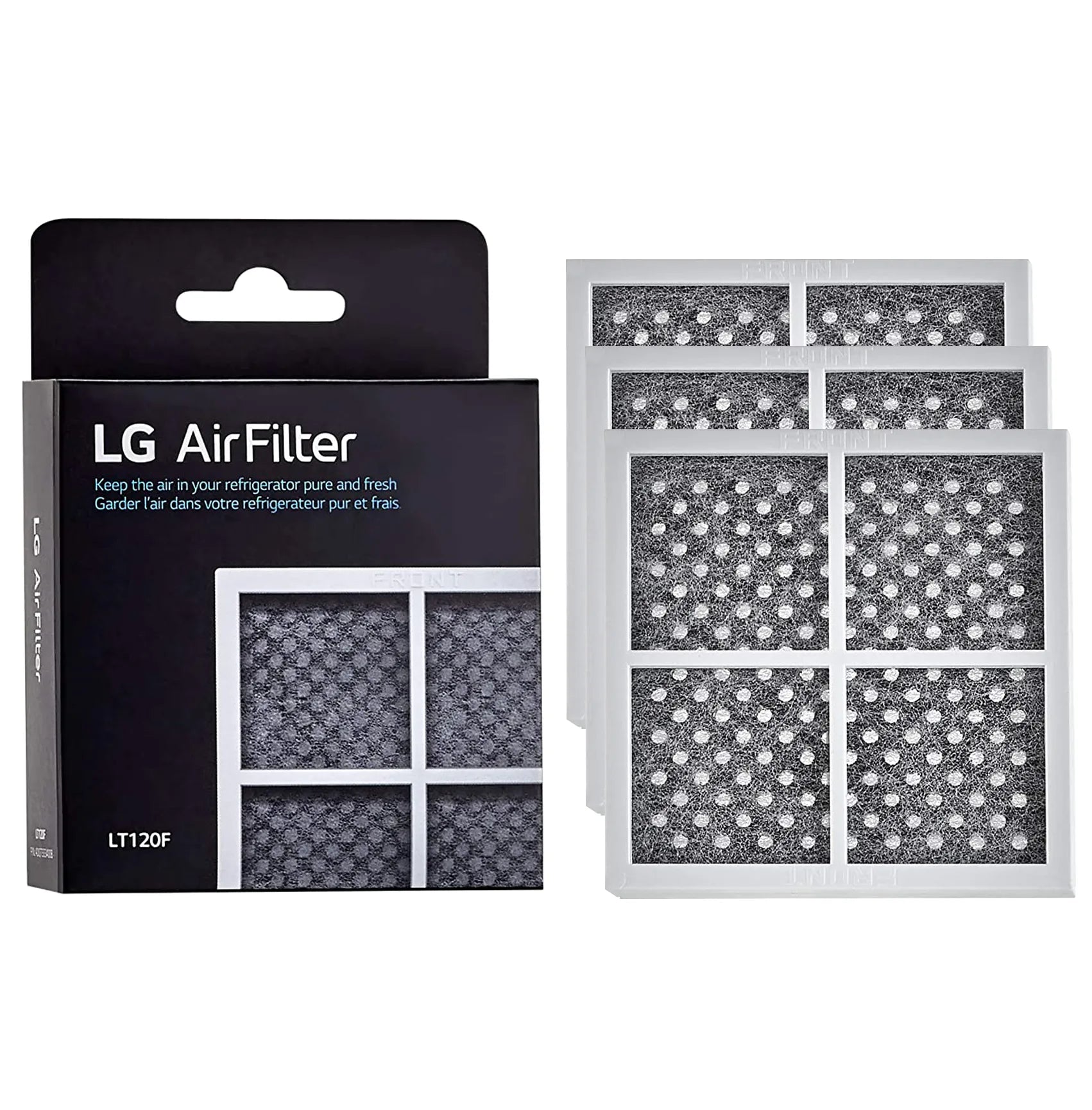 ADQ733214404 LT120F filtre à air réfrigérateur LG 3 PACK