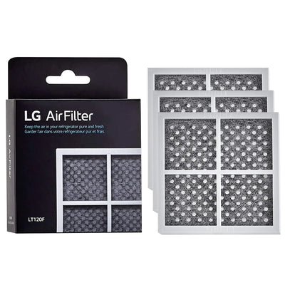 3 pack LG LT120F Replacement Refrigerator Air Filter - Refrigerator Filter Store